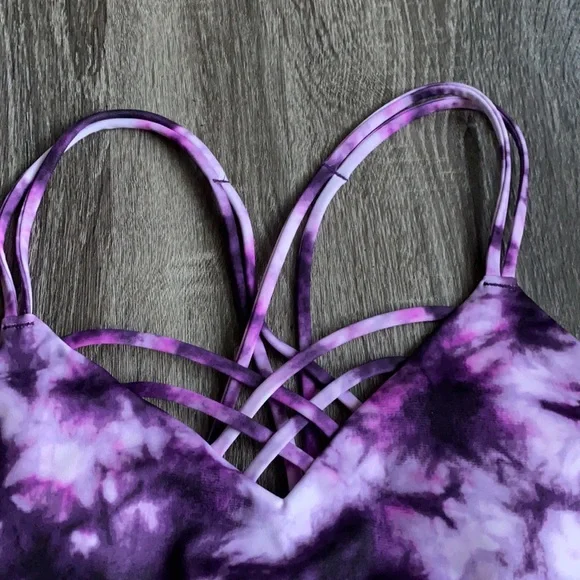 NWOT Joy Lab purple tye dye sports bra - Picture 4 of 6